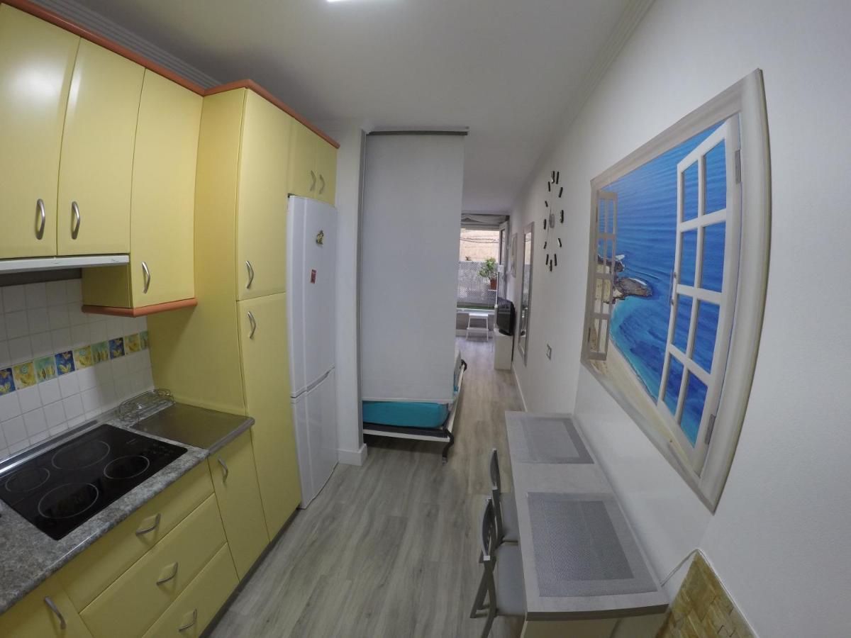 Studio Apartment La Lajilla Located At Beachfront Arguineguin Exterior foto